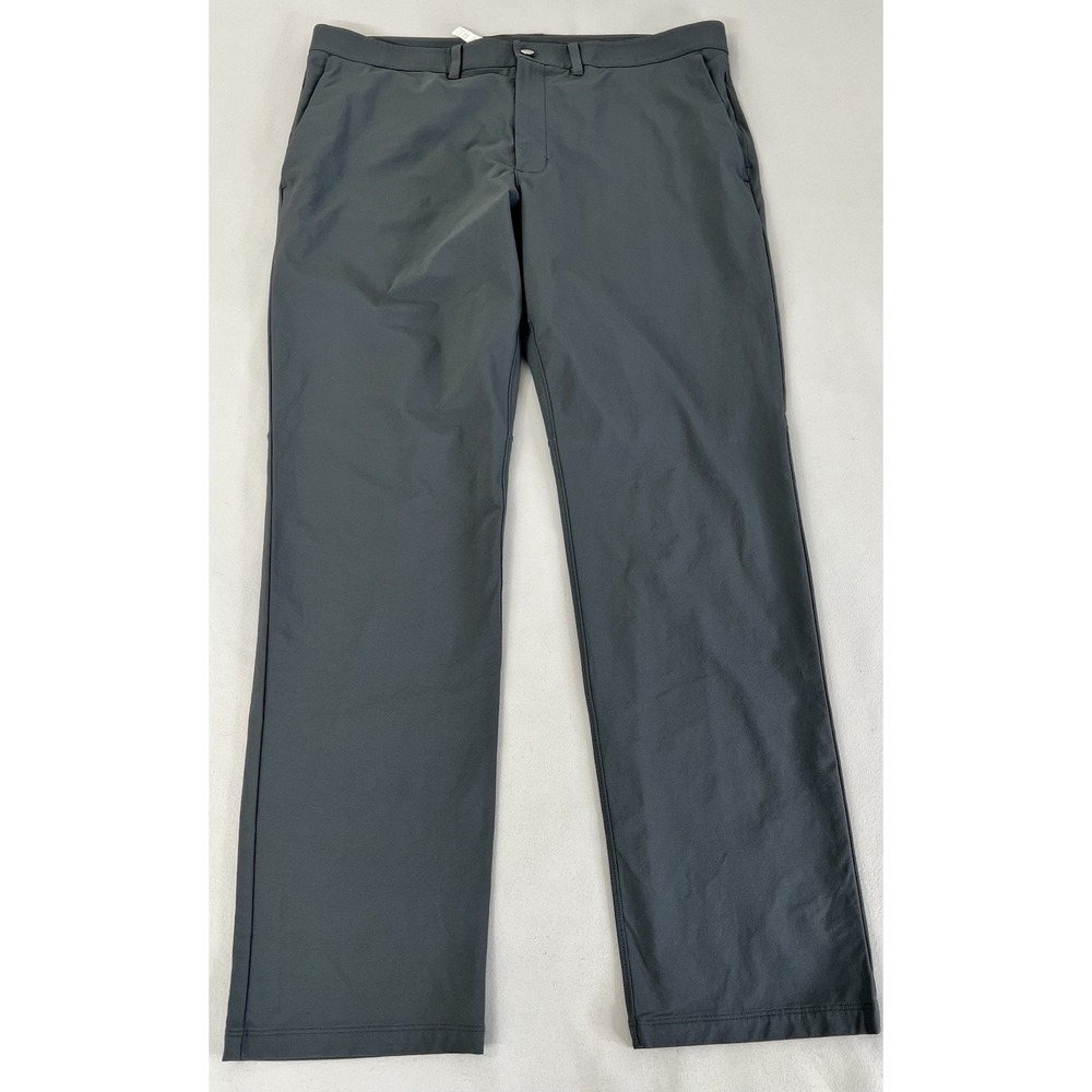CRZ Yoga Men's Gray Chino Performance Golf Stretch‎ Casual Pants Sz 40 (41"x33")